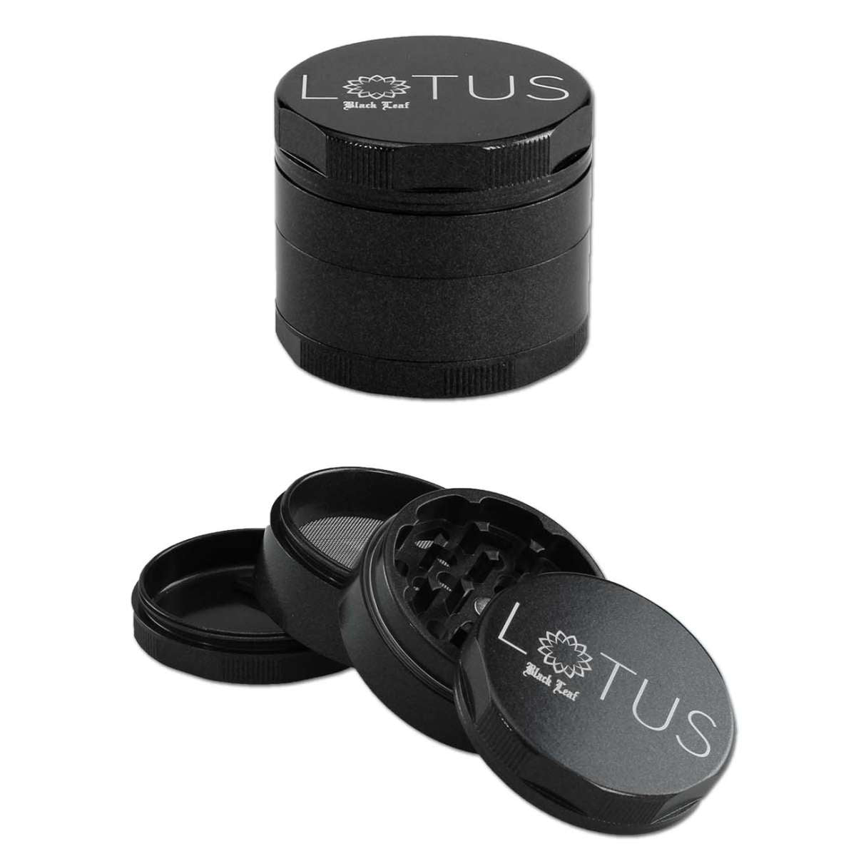 Black Leaf Lotus Grinder 4-tlg. 53mm