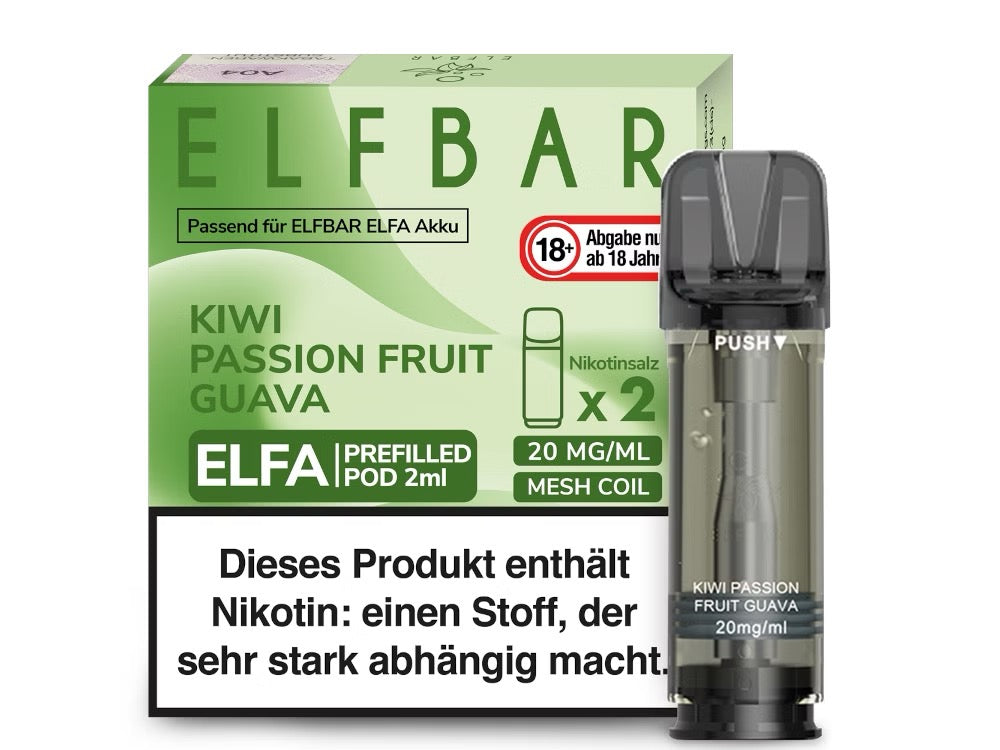 Elfa Pods Kiwi Passion Fruit Guava