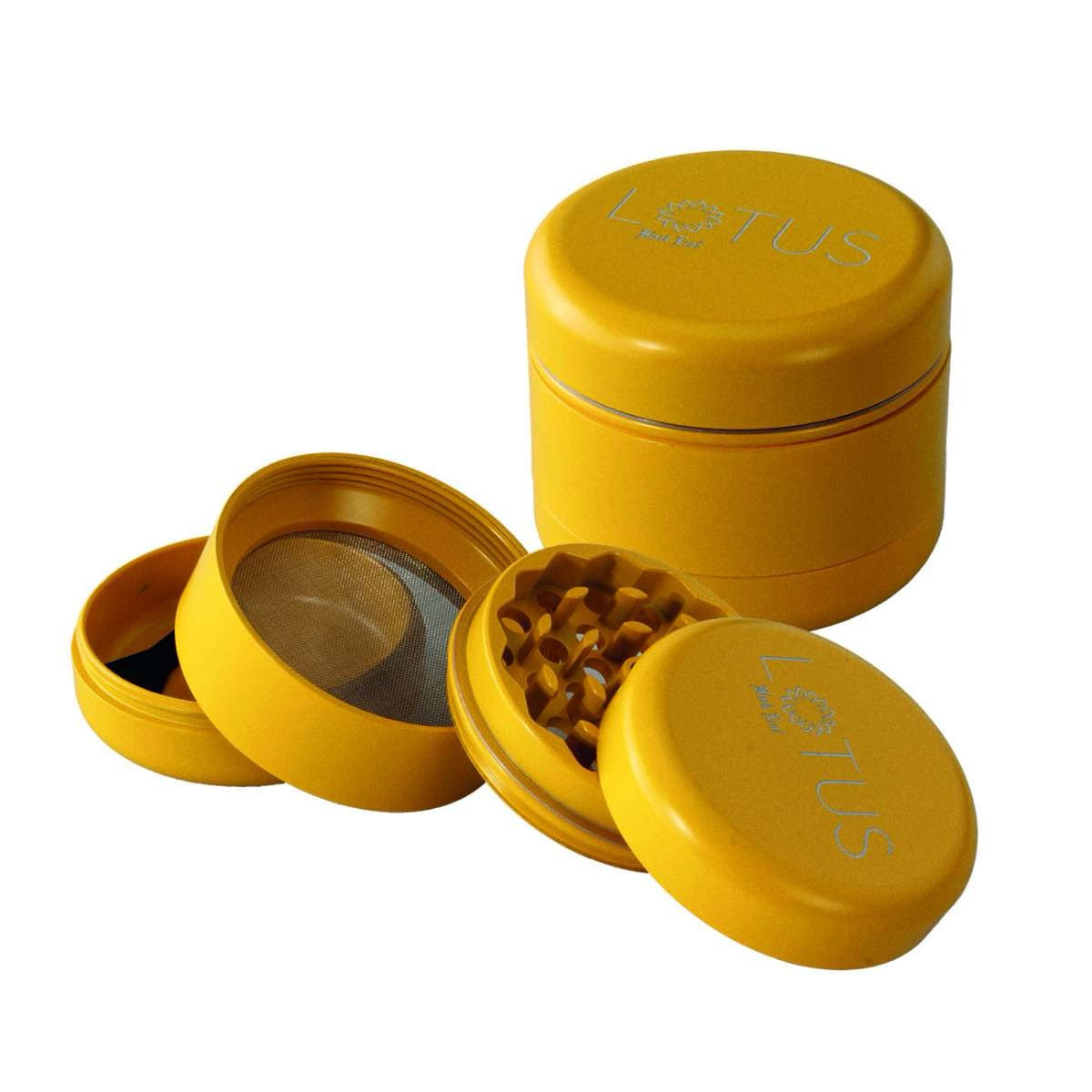 Black Leaf Lotus Grinder 4-tlg. keramikbeschichtet