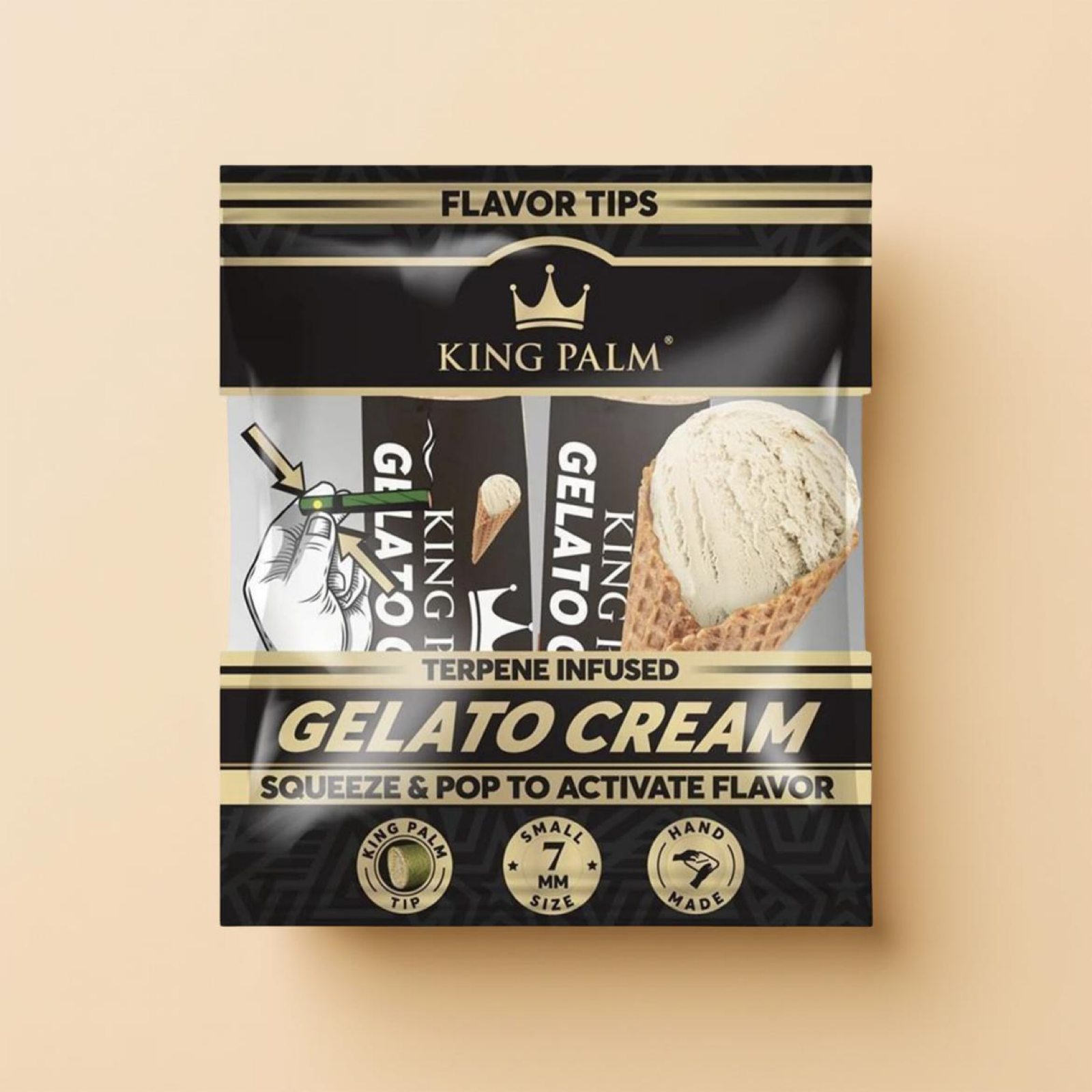 King Palm Flavored Tips Gelato Cream