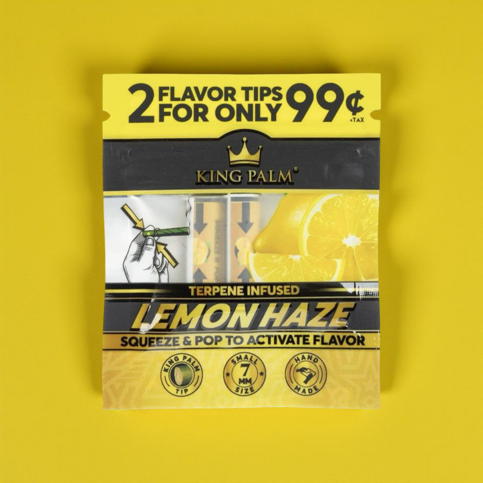 King Palm Flavored Tips Lemon