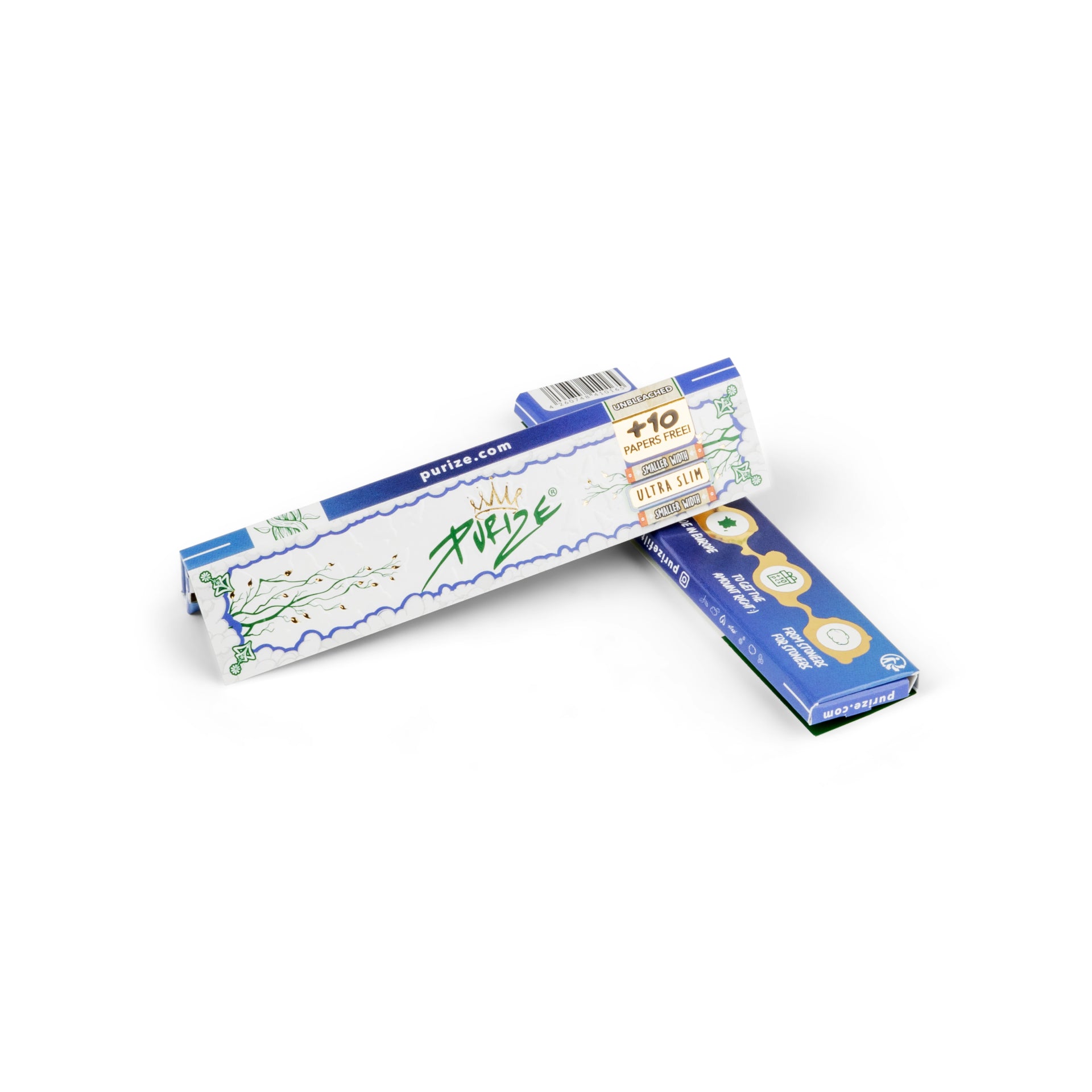 PURIZE® King Size Ultra Slim Paper Booklet